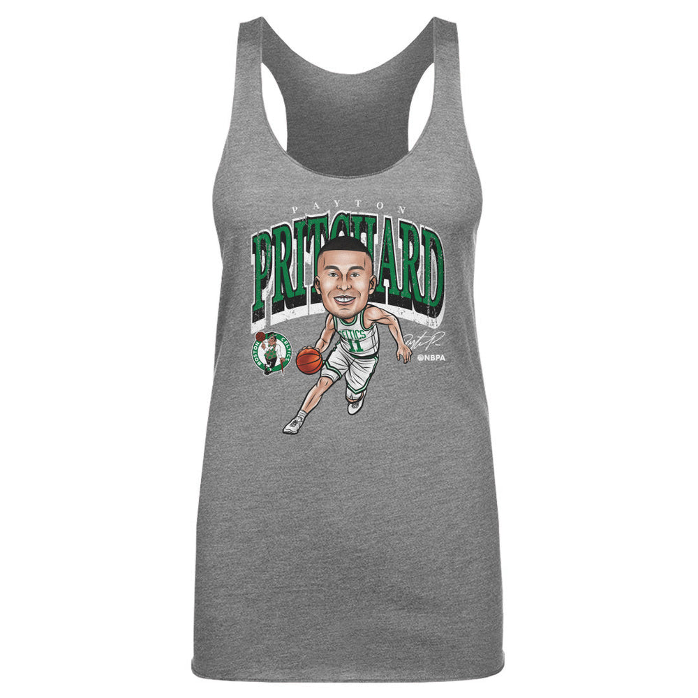Payton Pritchard Boston Celtics Cartoon WHT (ONLINE ORDER ONLY)