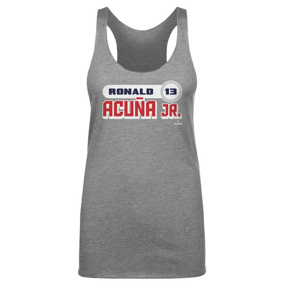 Ronald Acuna Jr. Retro Font WHT (ONLINE ORDER ONLY)