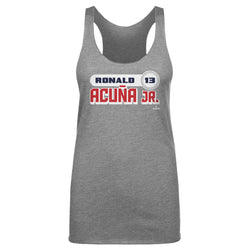 Ronald Acuna Jr. Retro Font WHT (ONLINE ORDER ONLY)