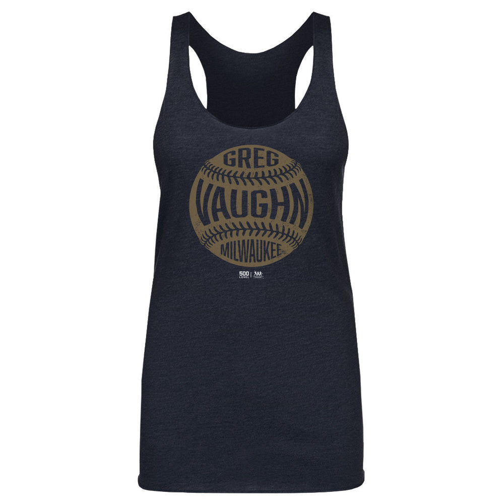 Greg Vaughn Milwaukee Vintage Baseball WHT (ONLINE ORDER ONLY)