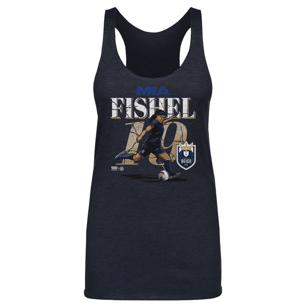Mia Fishel Seattle Reign Cracked Number WHT (ONLINE ORDER ONLY)