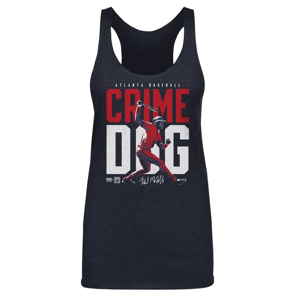 Fred McGriff Atlanta Crime Dog WHT (ONLINE ORDER ONLY)