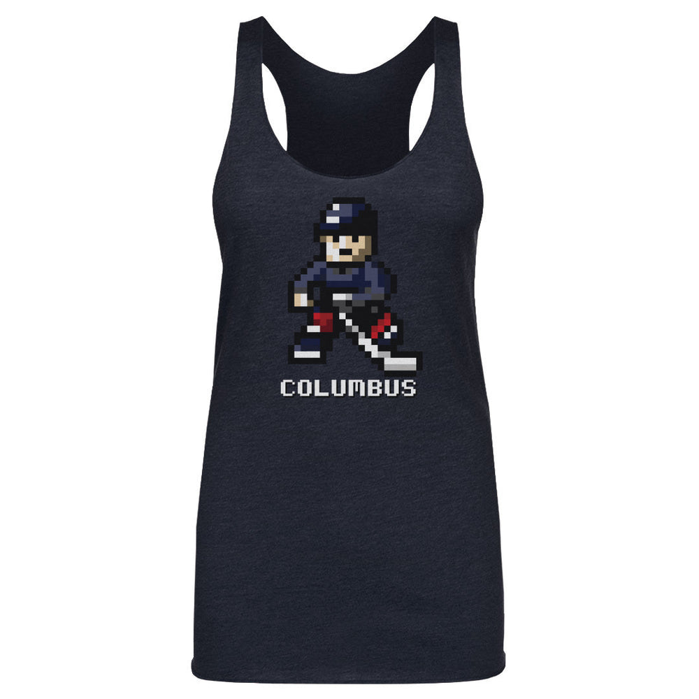 Columbus Hockey 8-bit WHT (ONLINE ORDER ONLY)