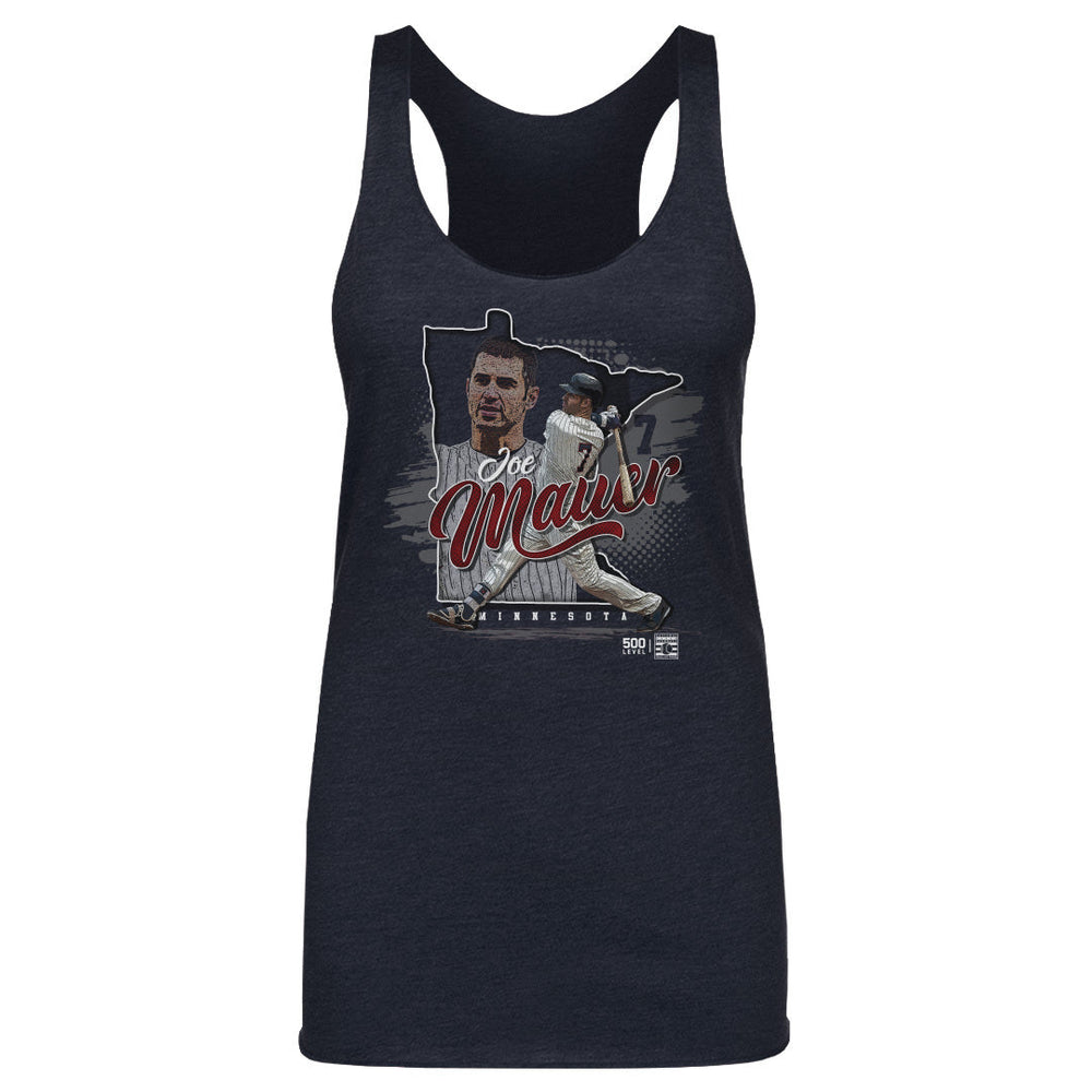Joe Mauer Minnesota State Silhouette WHT (ONLINE ORDER ONLY)