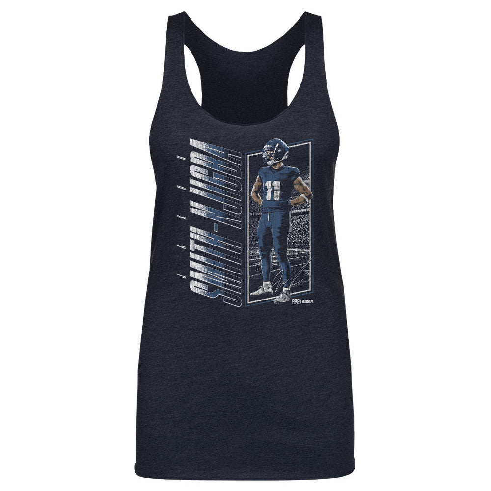 Jaxon Smith-Njigba Seattle Vertical Name WHT (ONLINE ORDER ONLY)