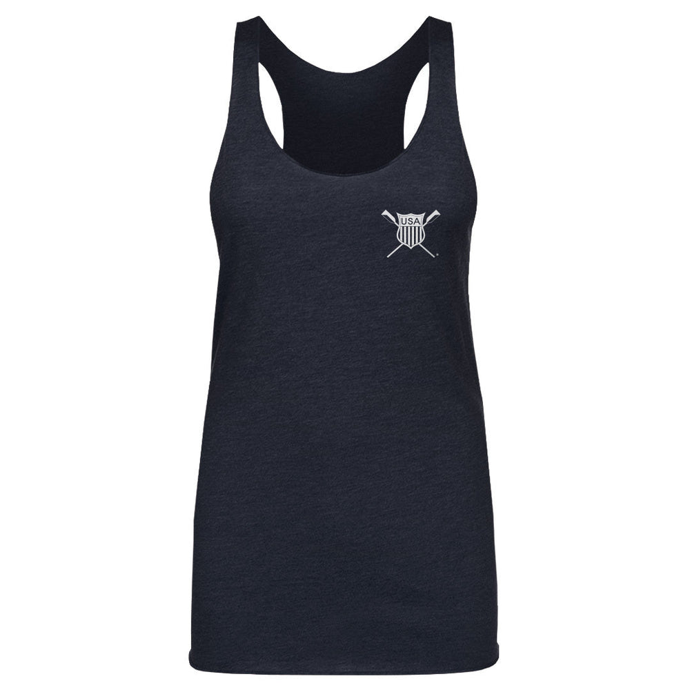 USRowing Emblem Pocket White WHT (ONLINE ORDER ONLY)