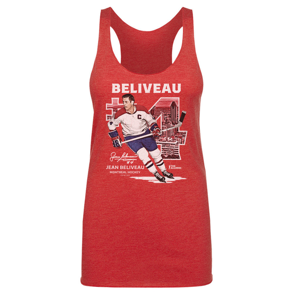 Jean Beliveau Montreal Throwback WHT (ONLINE ORDER ONLY)