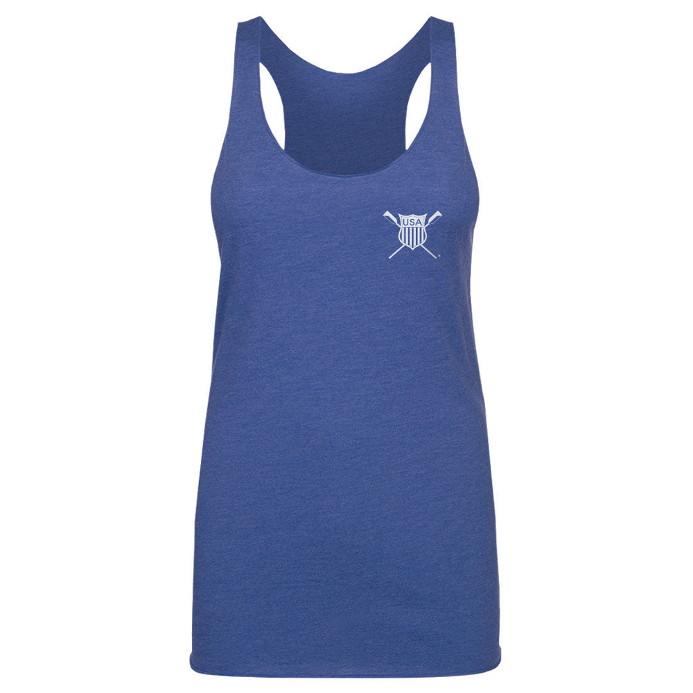 USRowing Emblem Pocket White WHT (ONLINE ORDER ONLY)