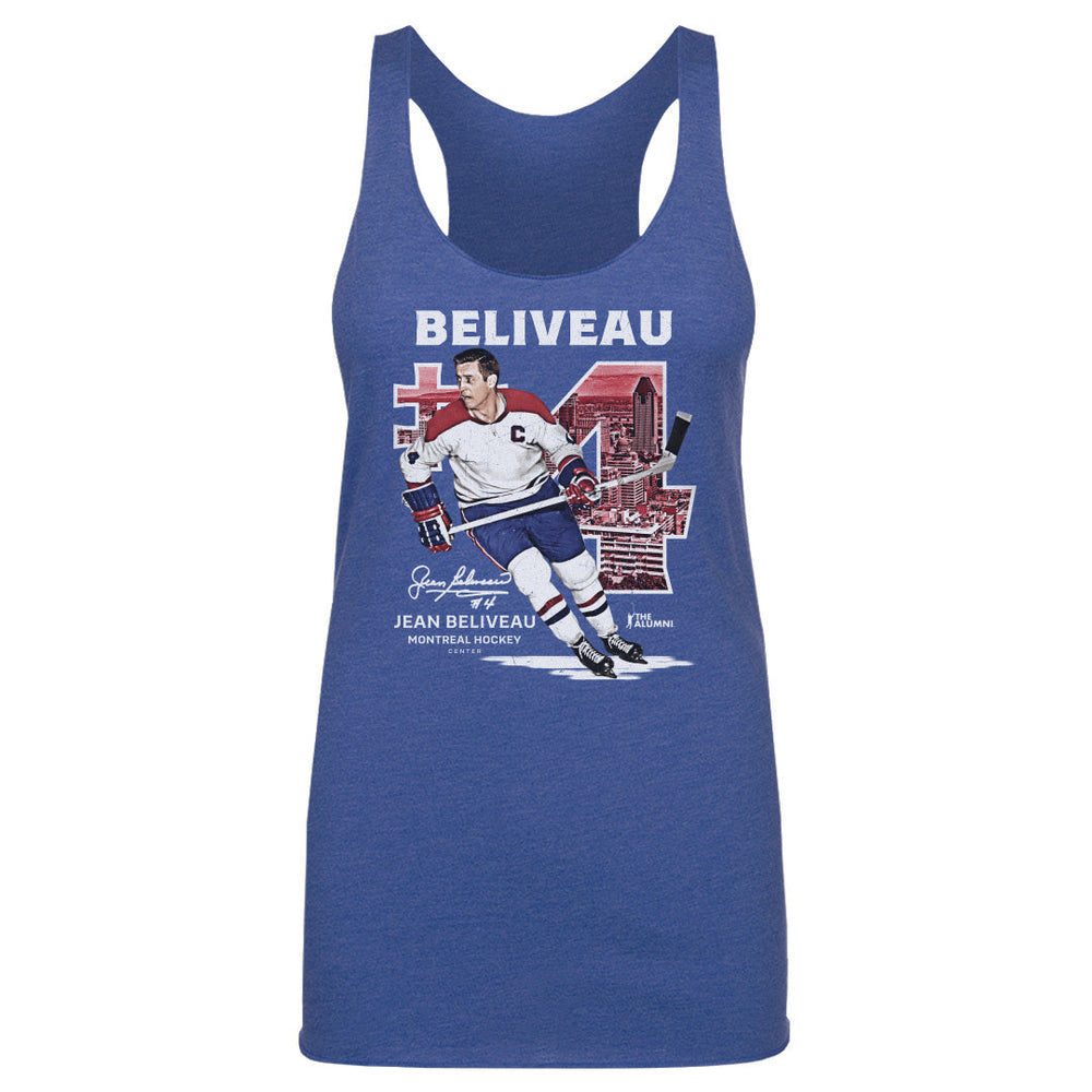 Jean Beliveau Montreal Throwback WHT (ONLINE ORDER ONLY)