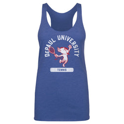 DePaul Blue Demons Mascot Tennis WHT