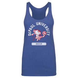 DePaul Blue Demons Mascot Soccer WHT