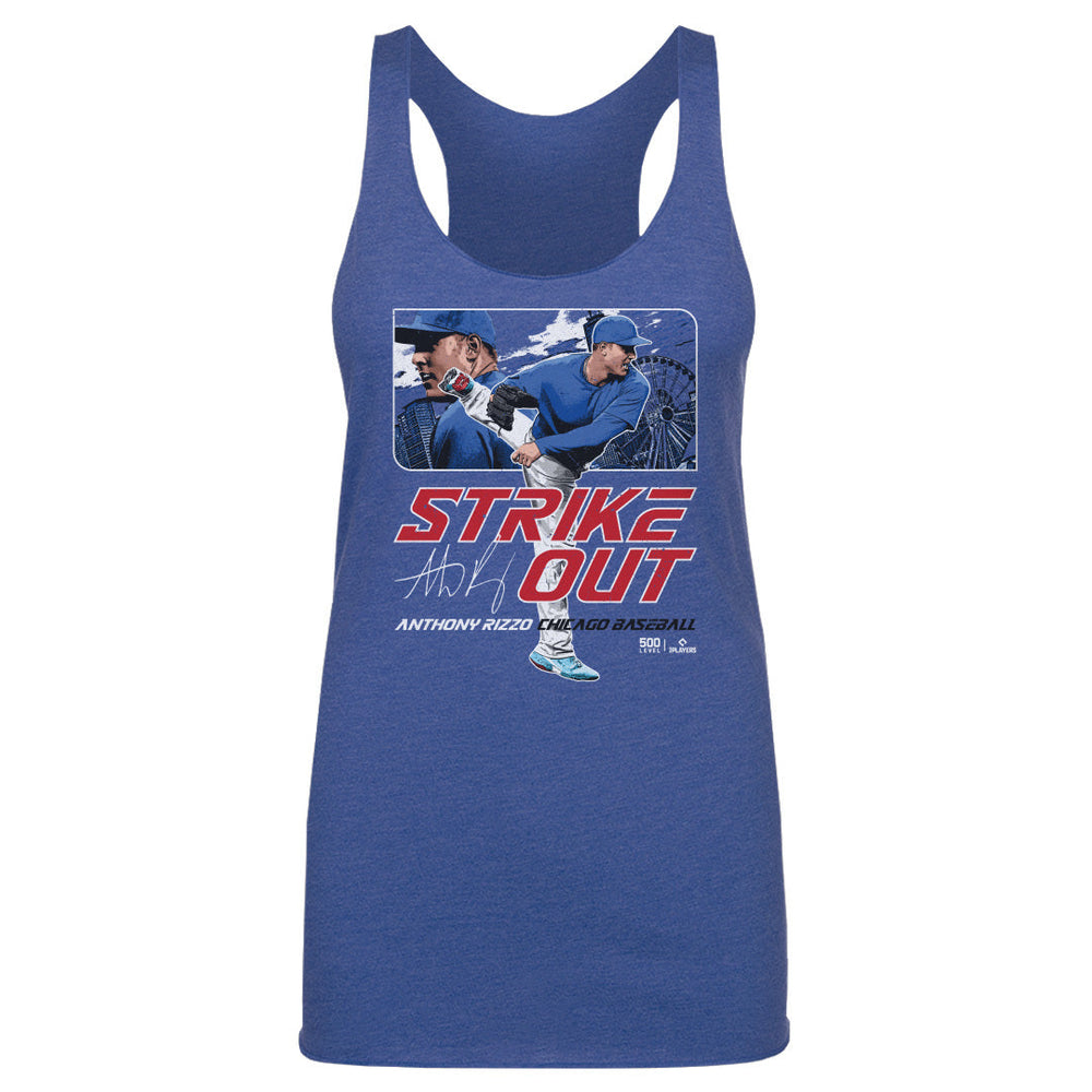 Anthony Rizzo Chicago C Strikeout WHT (ONLINE ORDER ONLY)