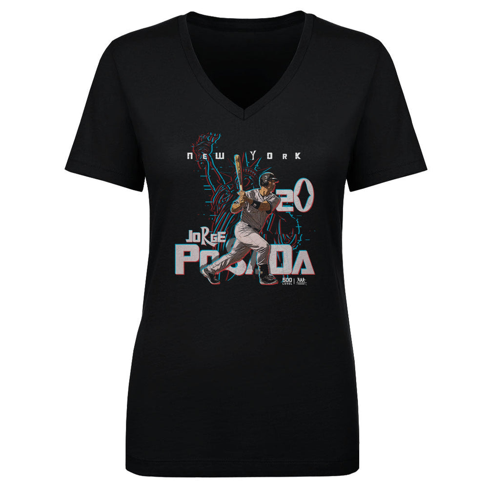 Jorge Posada New York Y 3D Graphic WHT (ONLINE ORDER ONLY)
