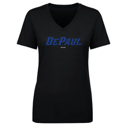 DePaul Blue Demons Wordmark Royal WHT