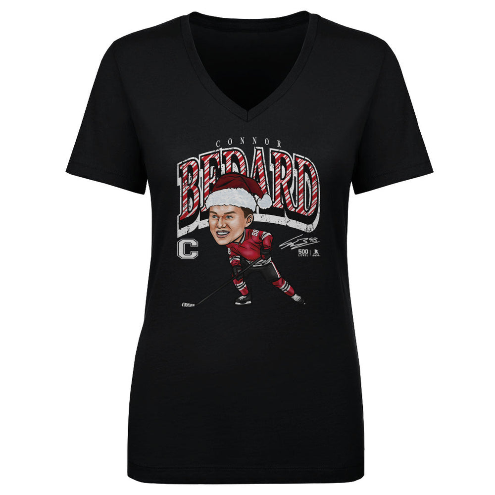 Connor Bedard Chicago Cartoon Santa Hat WHT (ONLINE ORDER ONLY)