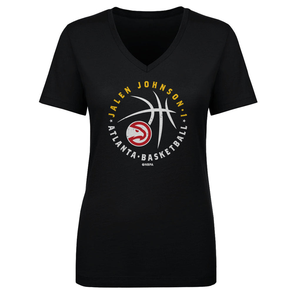 Jalen Johnson Atlanta Hawks Player Ball WHT (ONLINE ORDER ONLY)