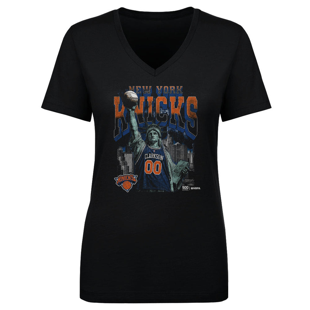 Jordan Clarkson New York Knicks Statue Of Liberty WHT