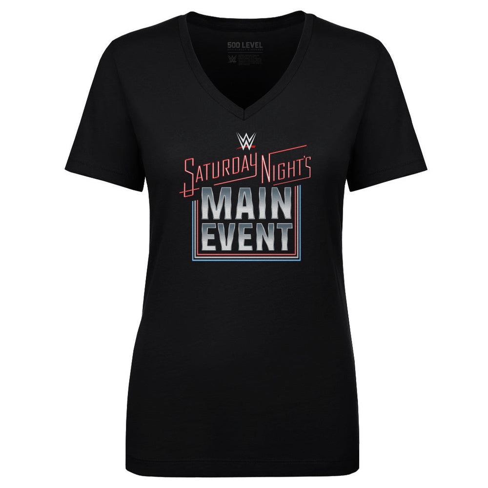 WWE Saturday Night's Main Event 2024 Logo WHT