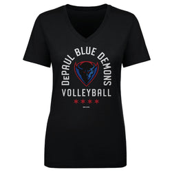 DePaul Blue Demons Volleyball Arc WHT