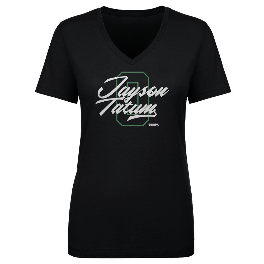 Jayson Tatum Boston Number Script WHT (ONLINE ORDER ONLY)