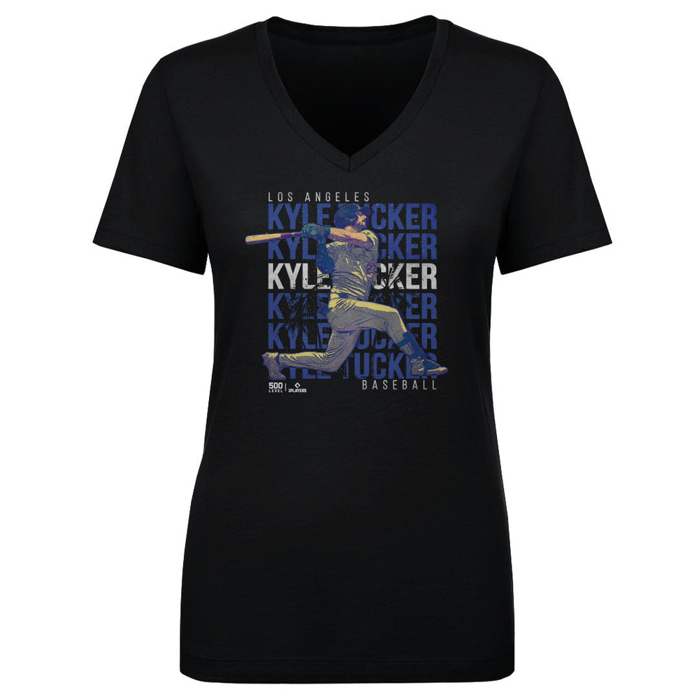 Kyle Tucker Los Angeles D Name Repeat WHT (ONLINE ORDER ONLY)