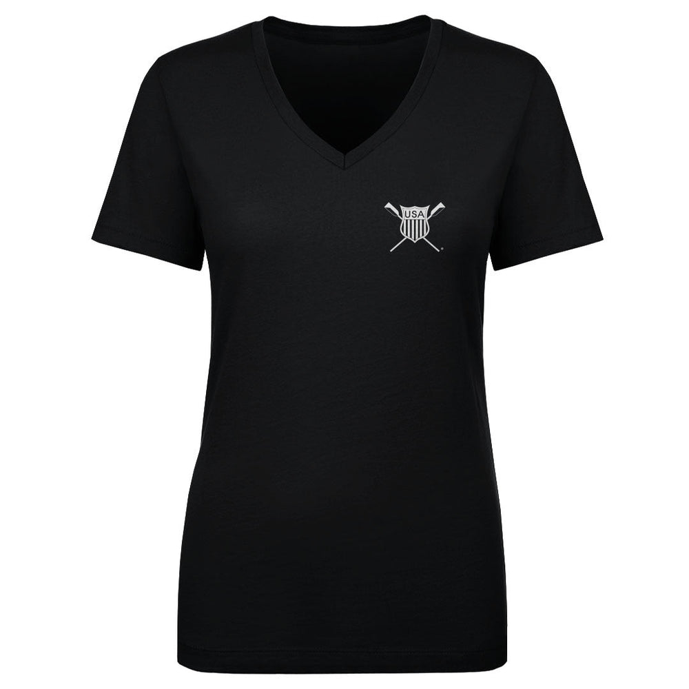 USRowing Emblem Pocket White WHT (ONLINE ORDER ONLY)