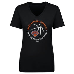 Karl-Anthony Towns New York Knicks Player Ball WHT