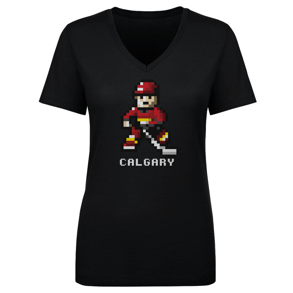 Calgary Hockey 8-bit WHT (ONLINE ORDER ONLY)