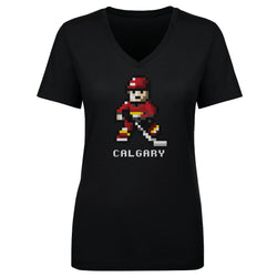 Calgary Hockey 8-bit WHT (ONLINE ORDER ONLY)