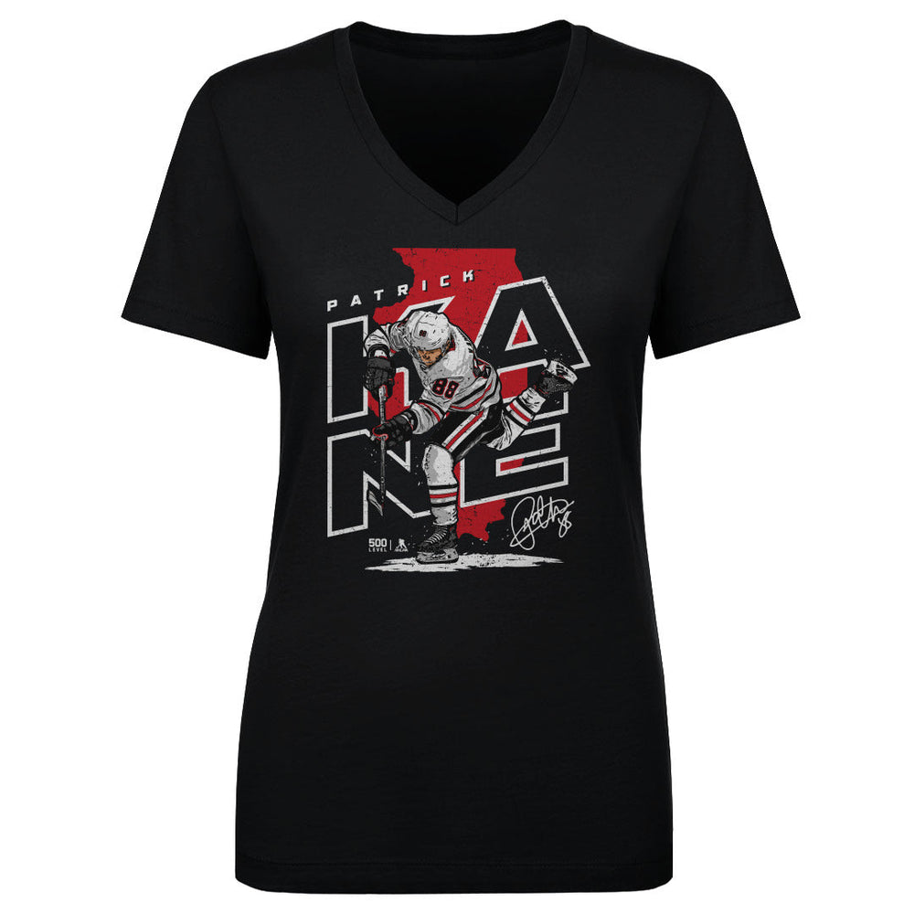 Patrick Kane Chicago Player Map WHT