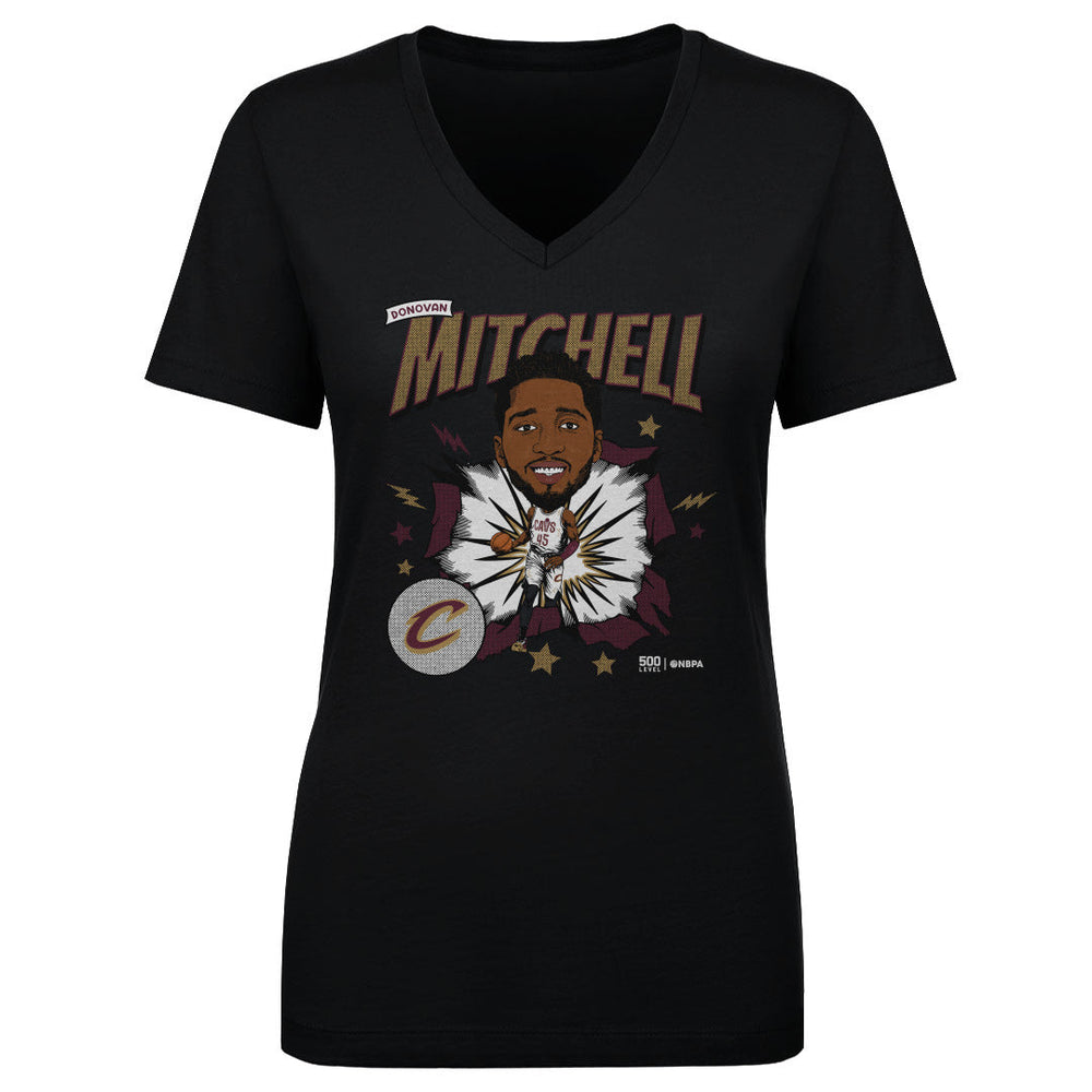 Donovan Mitchell Cleveland Cavaliers Caricature WHT (ONLINE ORDER ONLY)