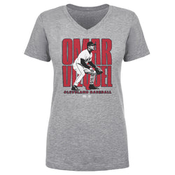 Omar Vizquel Cleveland Player Name WHT (ONLINE ORDER ONLY)