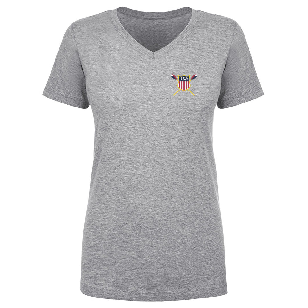USRowing Emblem Pocket Color WHT (ONLINE ORDER ONLY)