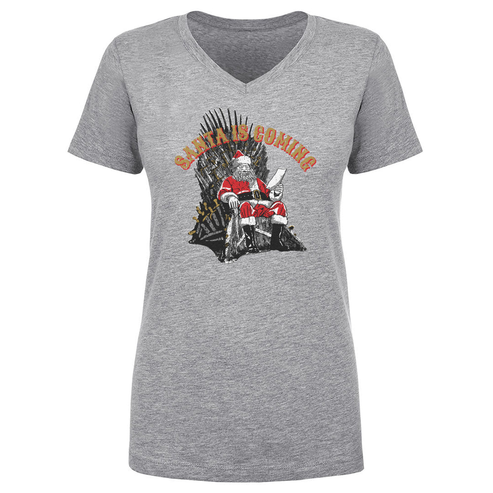 Christmas Santa Is Coming WHT (ONLINE ORDER ONLY)