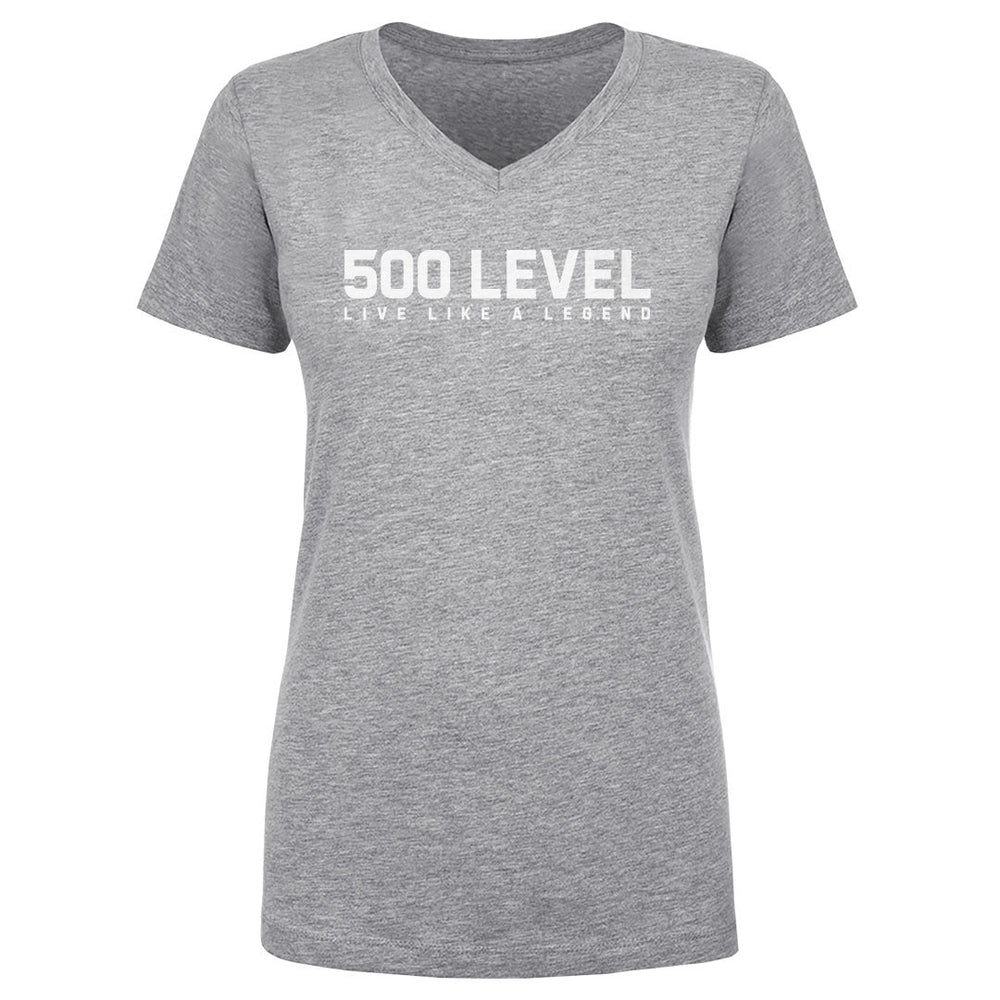 500 LEVEL Wordmark WHT