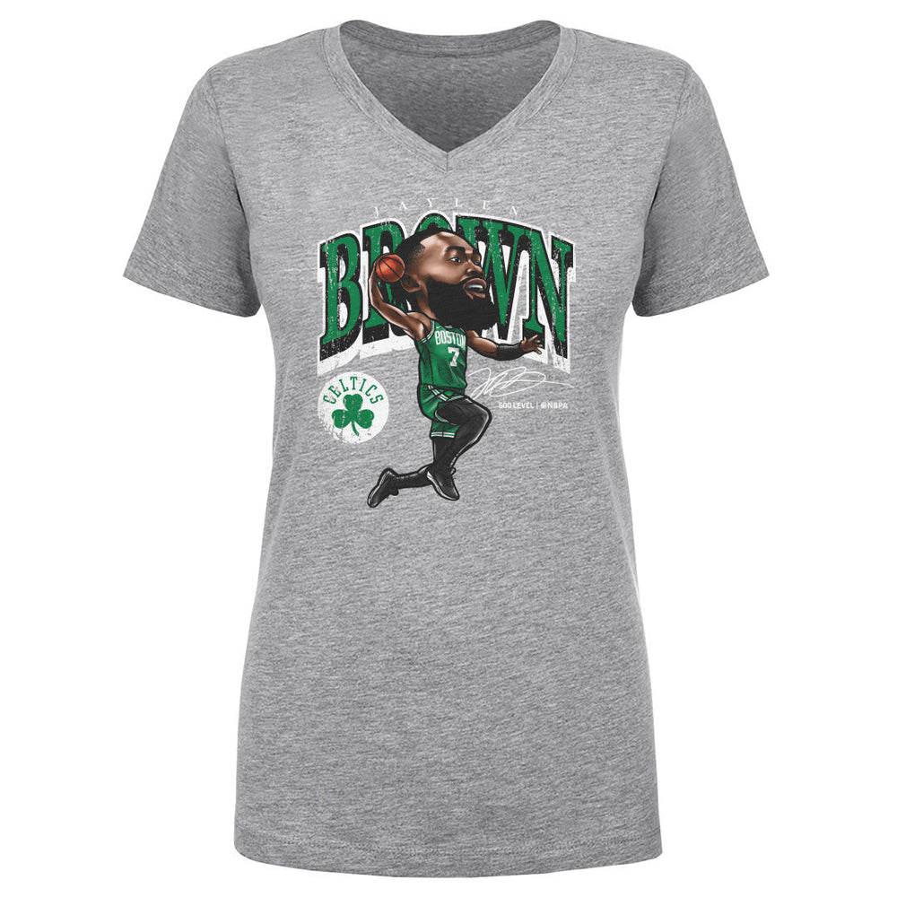 Jaylen Brown Boston Celtics Cartoon WHT (ONLINE ORDER ONLY)