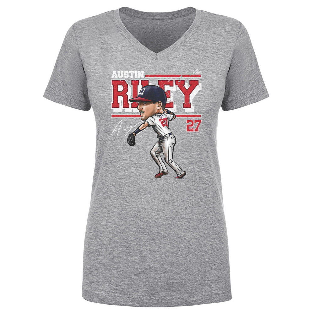 Austin Riley Atlanta Cartoon WHT (ONLINE ORDER ONLY)