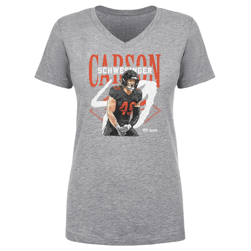 Carson Schwesinger Cleveland Player Name WHT (ONLINE ORDER ONLY)