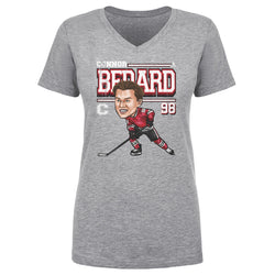 Connor Bedard Chicago Cartoon WHT