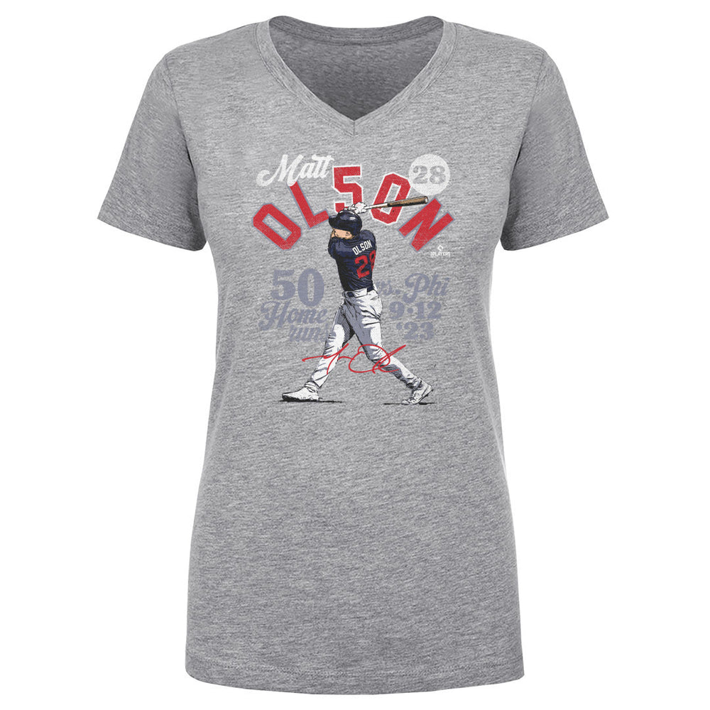 Matt Olson Atlanta 50 Homers WHT (ONLINE ORDER ONLY)