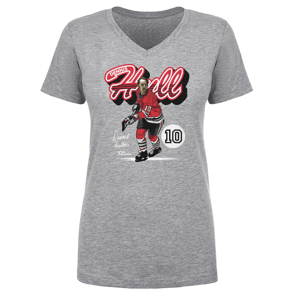 Dennis Hull Chicago Retro Script WHT
