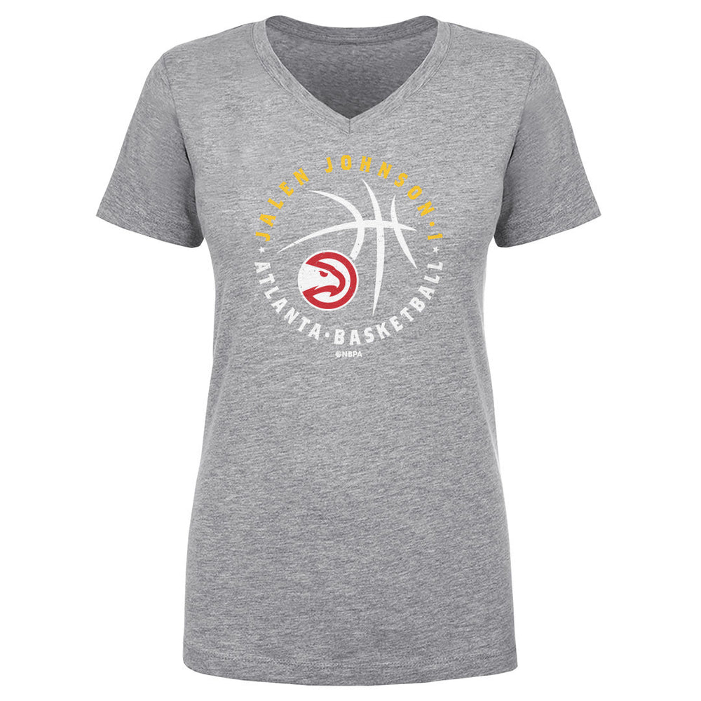 Jalen Johnson Atlanta Hawks Player Ball WHT (ONLINE ORDER ONLY)