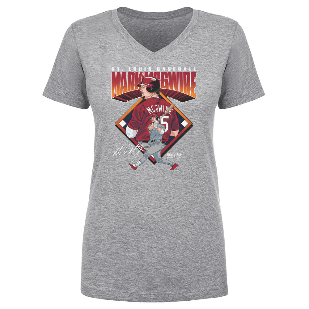 Mark McGwire St. Louis Baseball Diamond WHT (ONLINE ORDER ONLY)