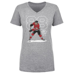 Patrick Kane Chicago Outline WHT