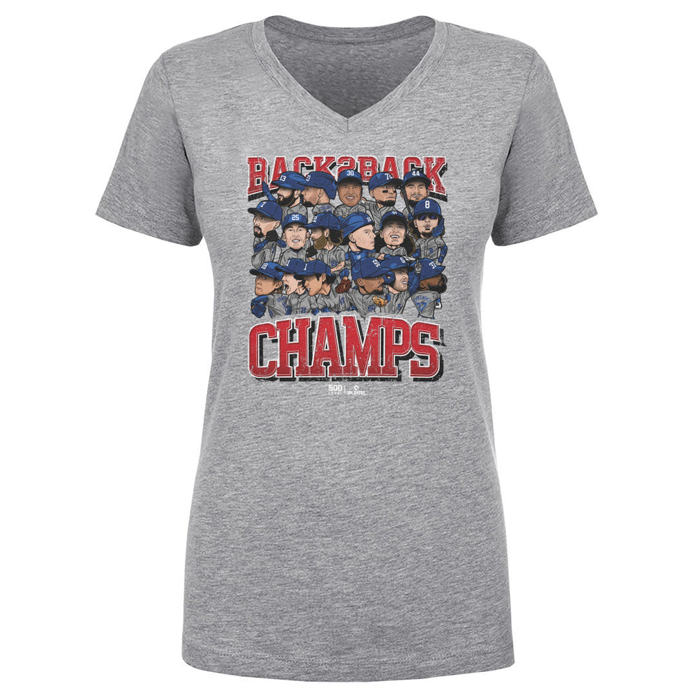 Los Angeles D Baseball Back 2 Back Champs 2025 WHT (ONLINE ORDER ONLY)