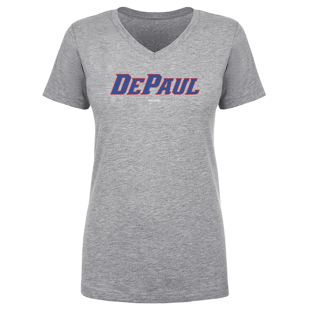 DePaul Blue Demons Wordmark WHT (ONLINE ORDER ONLY)