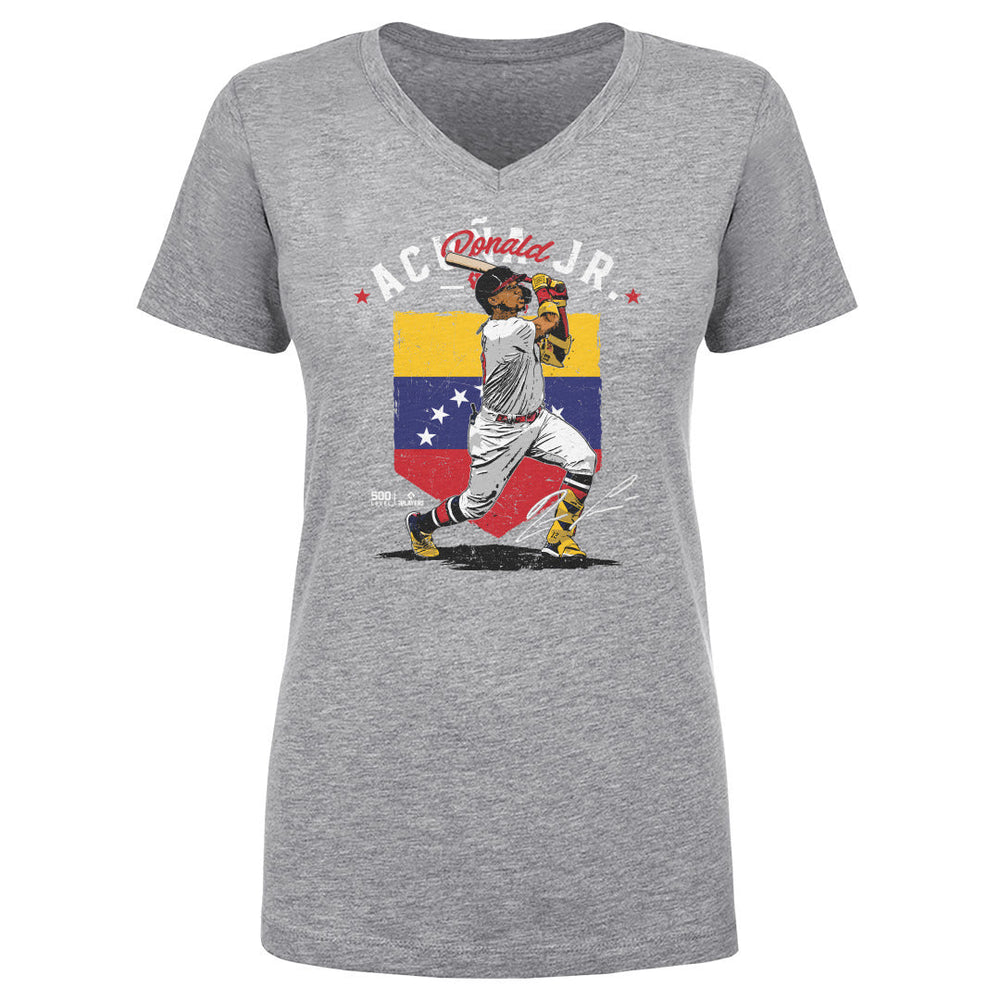Ronald Acuna Jr. Atlanta Country Flag WHT (ONLINE ORDER ONLY)