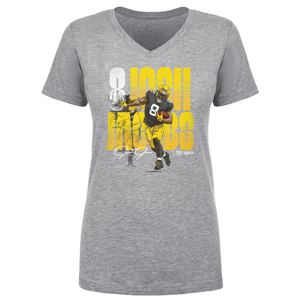 Josh Jacobs Green Bay Stiff Arm WHT (ONLINE ORDER ONLY)