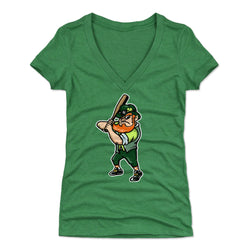 St. Patrick's Day Baseball Leprechaun WHT (ONLINE ORDER ONLY)