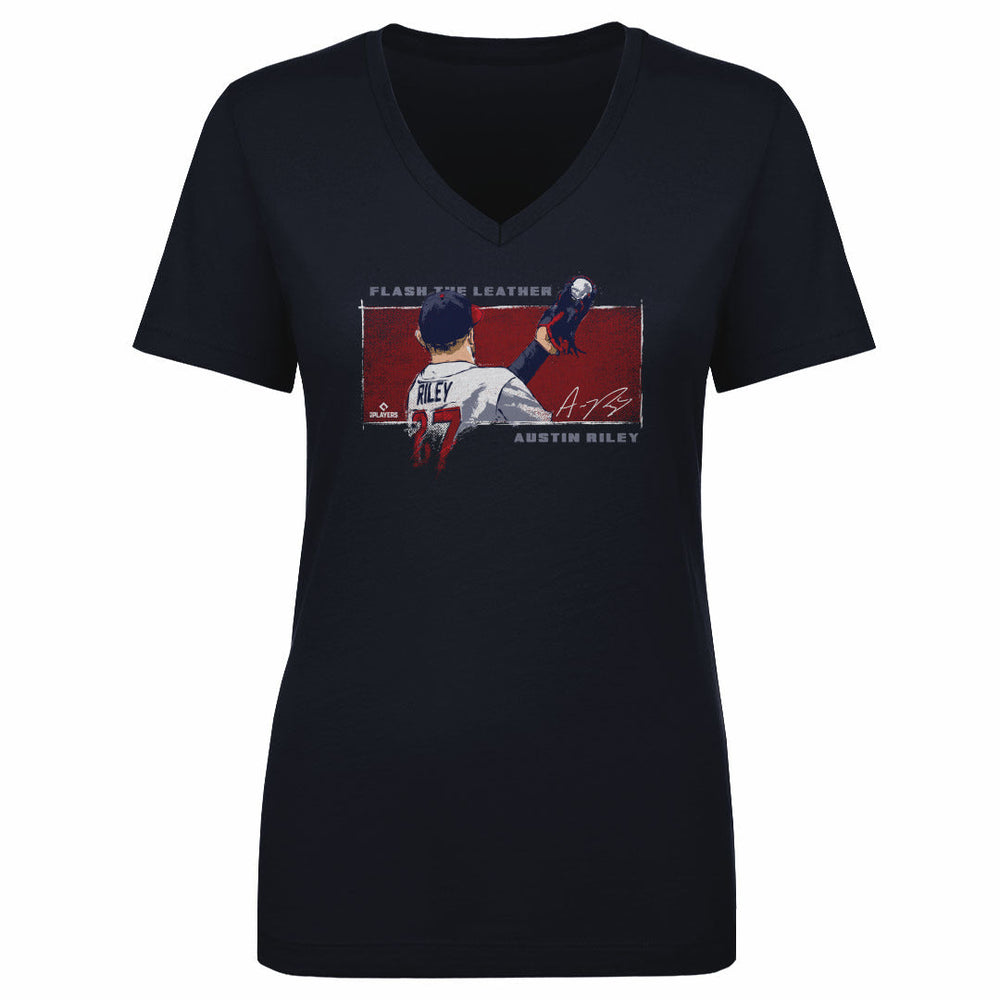 Austin Riley Atlanta Flash The Leather WHT (ONLINE ORDER ONLY)